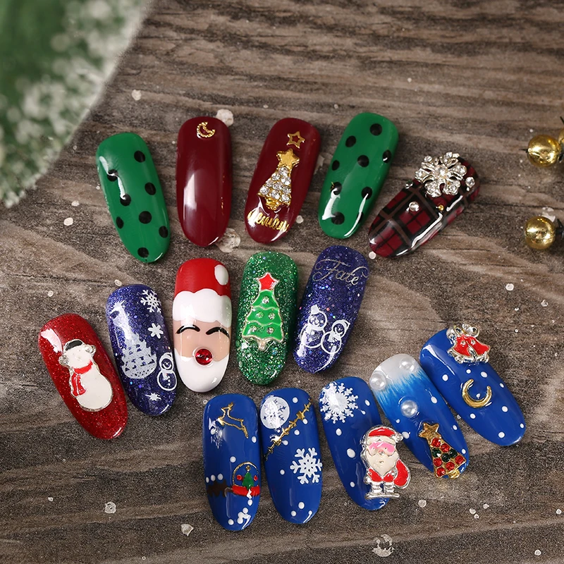 Nail Ornament For Christmas Nail Decoration Nail Stickers Santa Claus ...