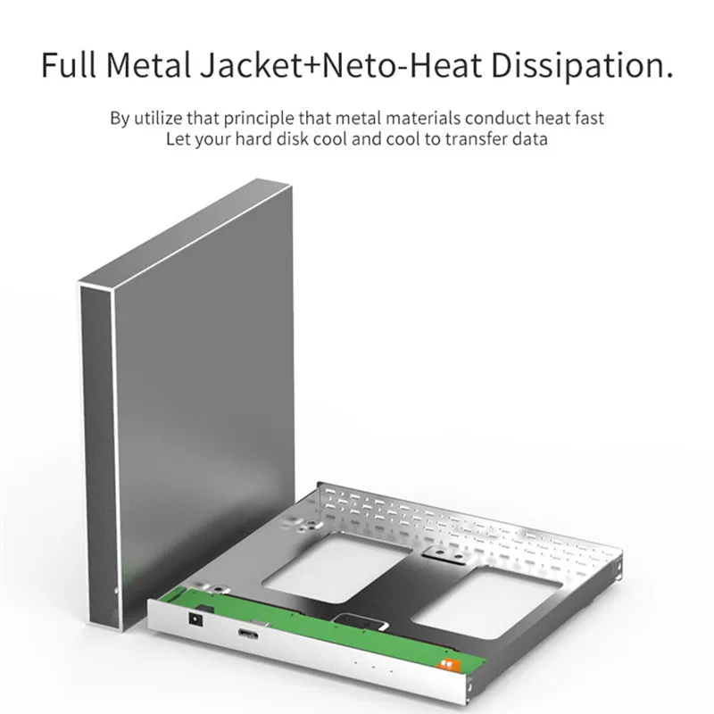 Dual Hard Disk Array Cabinet 2 5 Hard Disk Array with RAID Function 4 Modes USB3 4