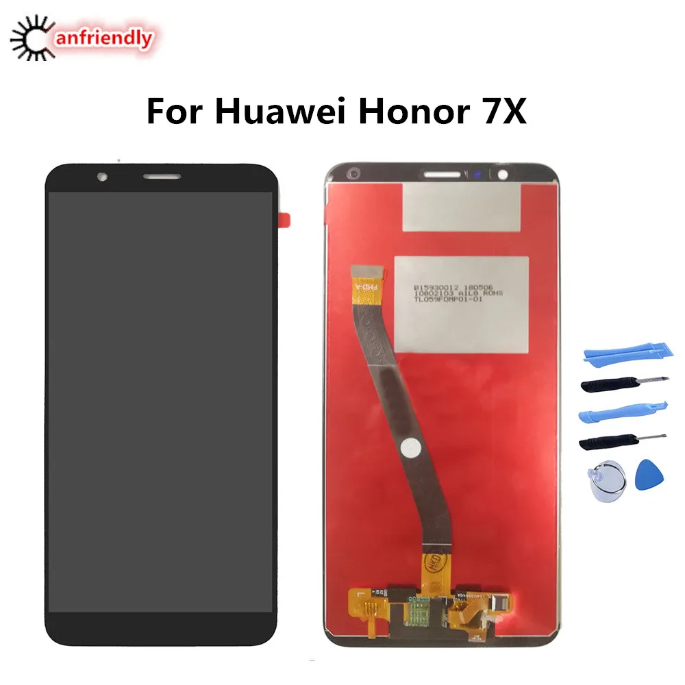 Display+Touch Screen For Huawei Honor 7X 7 X AL10 L21 L24 TL10 LCD Replacement Digitizer Assembly Honor7X display lcd | Мобильные
