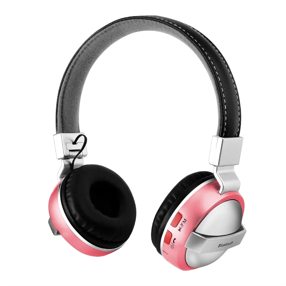 

NiUB5 BT28 Stereo Handsfree auriculares con microfono Wireless Bluetooth Headphones TF card Support music call function color