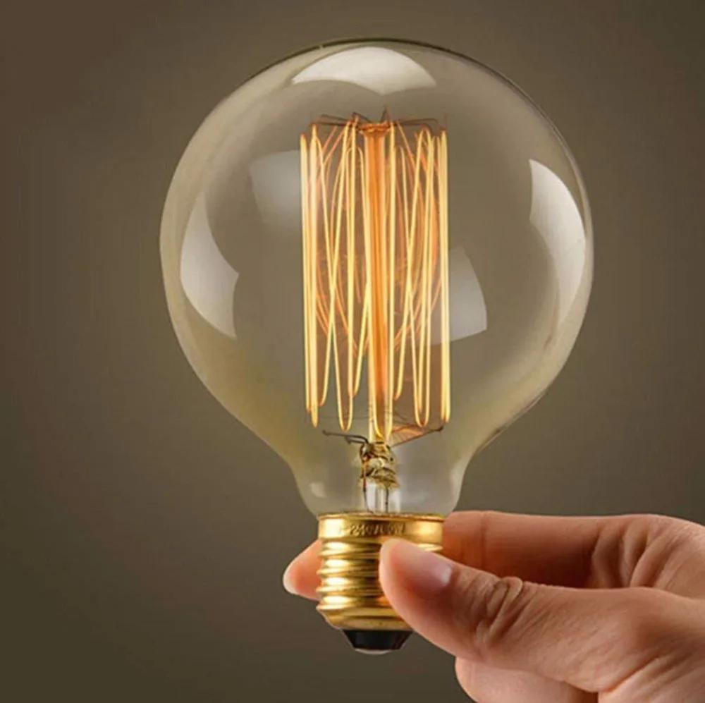 G80 Dimmable Vintage Edison bulb E27 Retro lantern filament