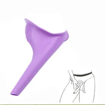 

New Design Women Portable Urinal Soft Silicone Urination Device Travel Outdoor Camping Stand Up Pee Female Urine Toilet