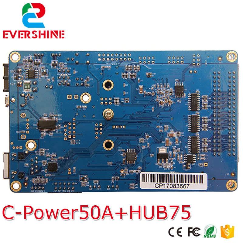  Lúmenes a todo color controlador de escala gris C-Power50A pantalla LED tarjeta de vídeo con USB y 