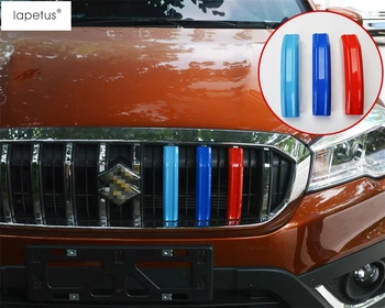 

Lapetus Accessories Fit For Suzuki SX4 S-cross 2017 - 2020 Colorful Front Head Face Grille Grill Molding Cover Kit Trim 3 Pcs