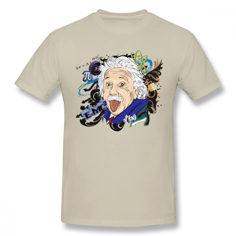

Albert Einstein T-shirt For Men Plus Size Custom Couple Tee