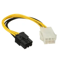 5pcs Graphics Card Extension Cable 6Pin Male to Female PCI-E Express Power Supply Cable Patch Cord for Ethereum Mining