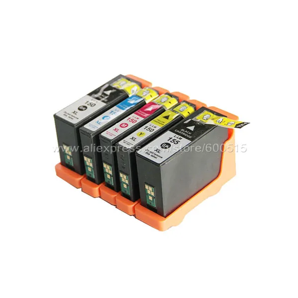 

4pcs/SET 155XLBK 150XL/C/M/Y Compatible ink cartridge Lex Pro715 Pro915 printer