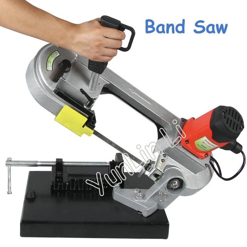 Multi-Functional Variable Speed Saw Mini Metal /Woodworking Band Saw Household Electric Cutting Machine DLY-100 Multi-Functional Variable Speed Saw Mini Metal /Woodworking Band Saw Household Electric Cutting Machine DLY-100