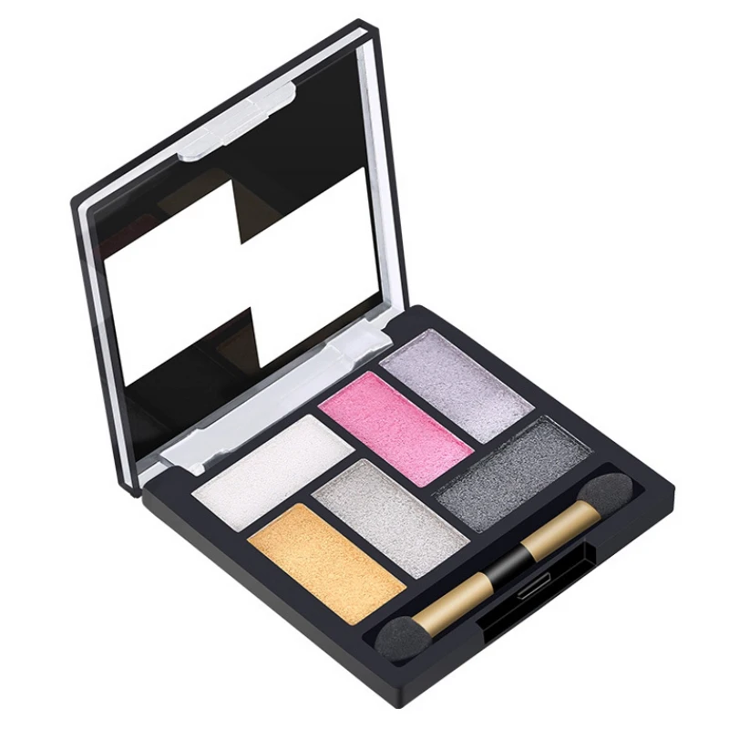 6 цветов блестящие тени для век Pallete Shimmer матовая Professional Eye Shadow Nude Basic Makeup Eyes Pigment