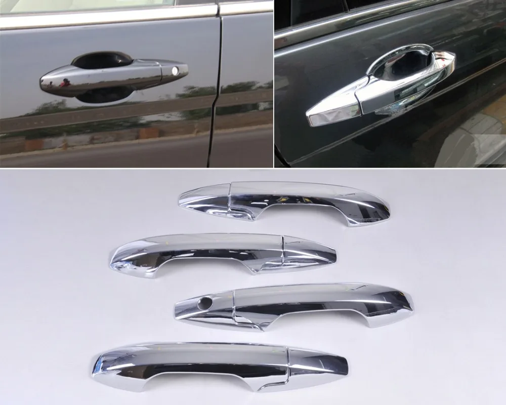 DWCX Car Exterior Decorative Moldings Chrome Door Handle Cover Trim for