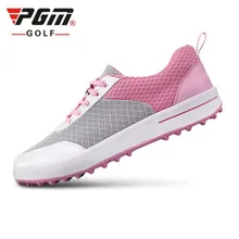 Женская резиновая распродажа ограниченная летняя Новинка! Pgm Golf женские модели ультра-светильник дышащая сетка обувь дизайн фиксированная штапель 3d Groo