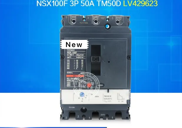 100% Новый оригинальный в коробке 1 годовая гарантия NSX100F 3P 50A TM50D LV429623 | Электроника