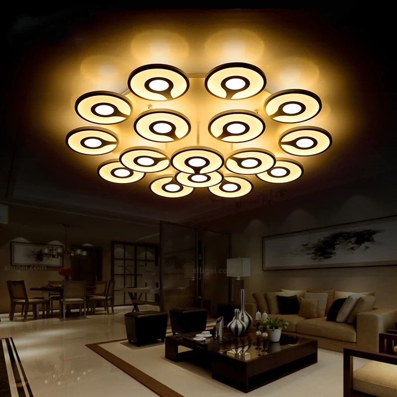 

110v 220v Minimalist Modern Arcylic Ceiling Light Home Lighting Sala Led Lamp Ceiling Lamba Led Light Fixtures Candeeiro Tecto