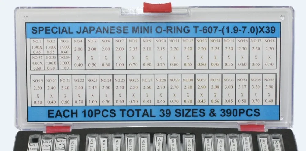 Премиум качество мини уплотнительное кольцо ассортимент для японских коронок ассортимент различных размеров для ремонта часов