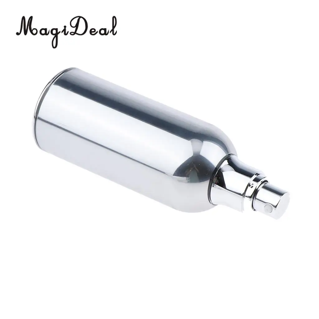 Kesoto 2x Empty Face Makeup Cream Container Airless Pump Spray Bottle Sample Bottle 100ml with 50ml