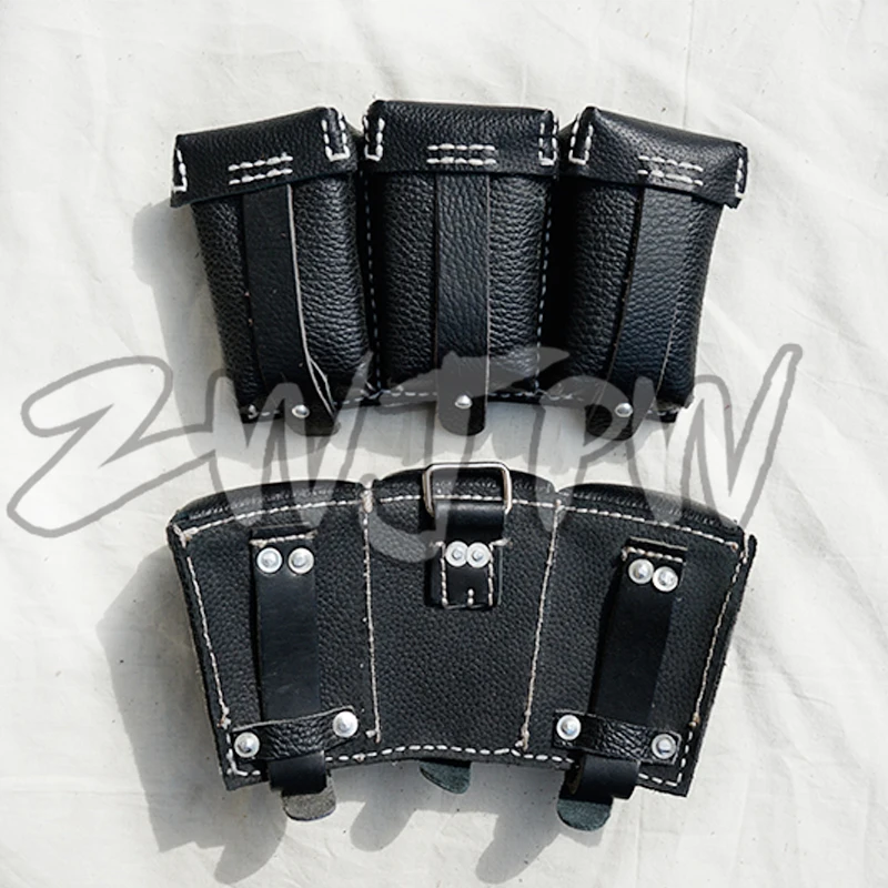 WWII WW2 армейская 98K патронная сумка для кассеты Mause Triple 1 шт. DE/104103|ammo pouch|triple magazine