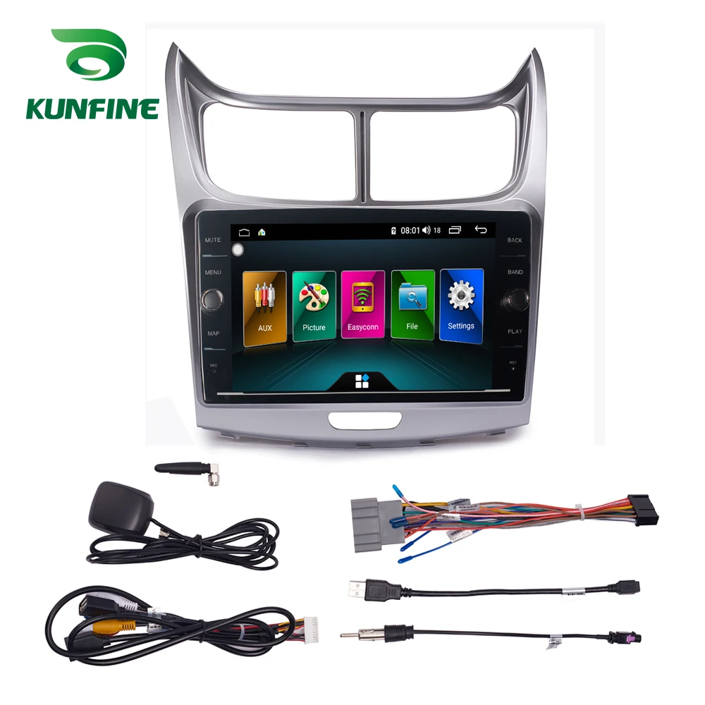 Clearance Octa Core 4GB RAM 64GB ROM Android 8.1 Car DVD GPS Player Deckless Car Stereo For Chevrolet SAIL 2004-2013 Radio Headunit 1
