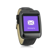 Mode Leder Handgelenk Smart Uhr N4, Bluetooth 4,0 Smartwatches mit Schrittzähler, Sync-nachricht, sitzende erinnerung