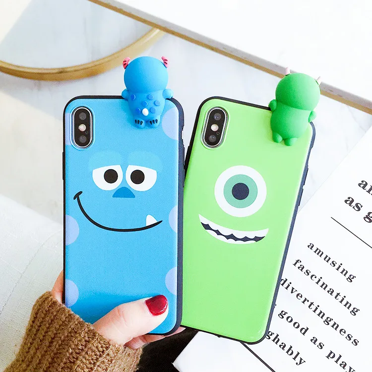 

Nova 4E 3D Monsters Case, Cartoon Sulley soft back cover for Huawei P10 plus / P20 pro/P30 /P30 pro / Honor 8X case