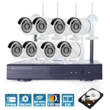 

8CH CCTV System Wireless 960P NVR 8PCS 1.3MP IR Outdoor P2P Wifi IP CCTV Security Camera System Surveillance Kit 3TB HDD
