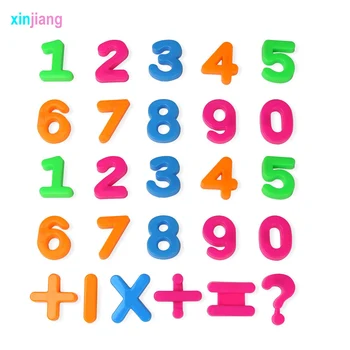 

26PCS Magnetic Stickers Numbers Digital 0-9 Early Educational Learning Toys Colorful Numbers For Kids Toys )