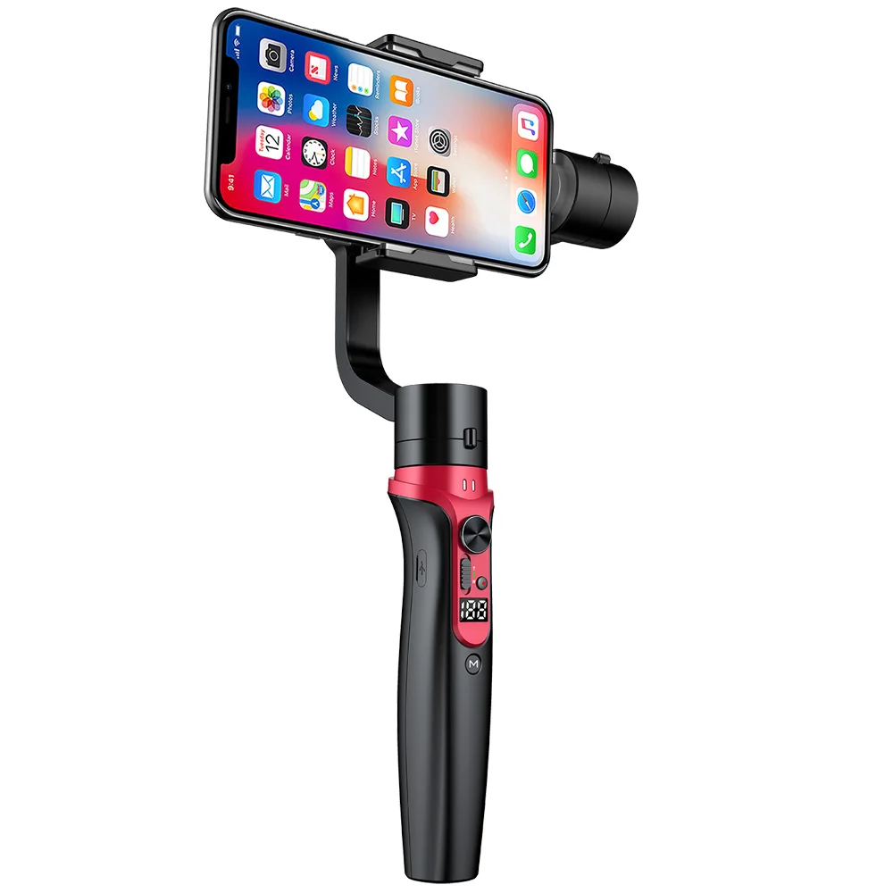 

Wewow Sport 3-Axis Handheld Smartphone Gimbal Video Stabilizer Cellular Phone Extendable Pole for iPhone X 8 XIAOMI Samsung