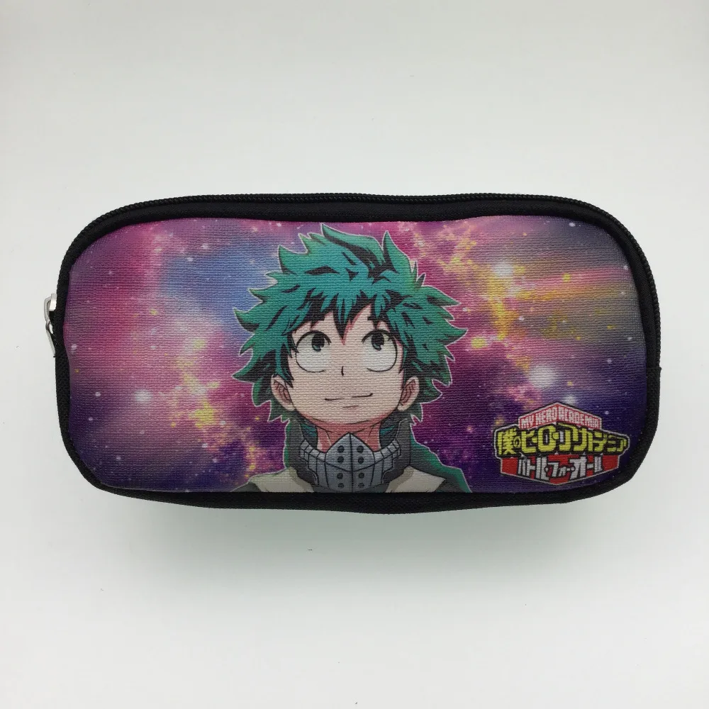 Аниме Boku no Hero Academia пенал чехол для мальчиков и девочек сумка монет косметичка