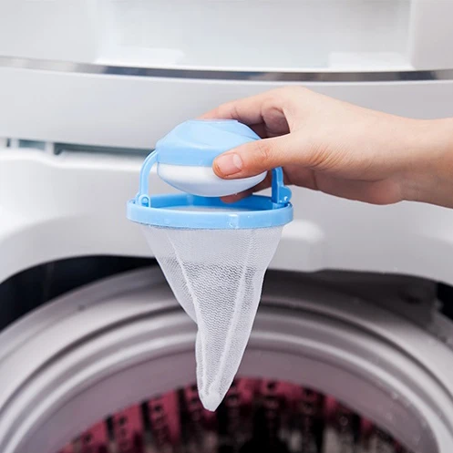 

1Pcs round Mesh Filter Bag Floating Style Washing Machine Wool Filtration Hair Removal Device House Cleaning Laundry Ball