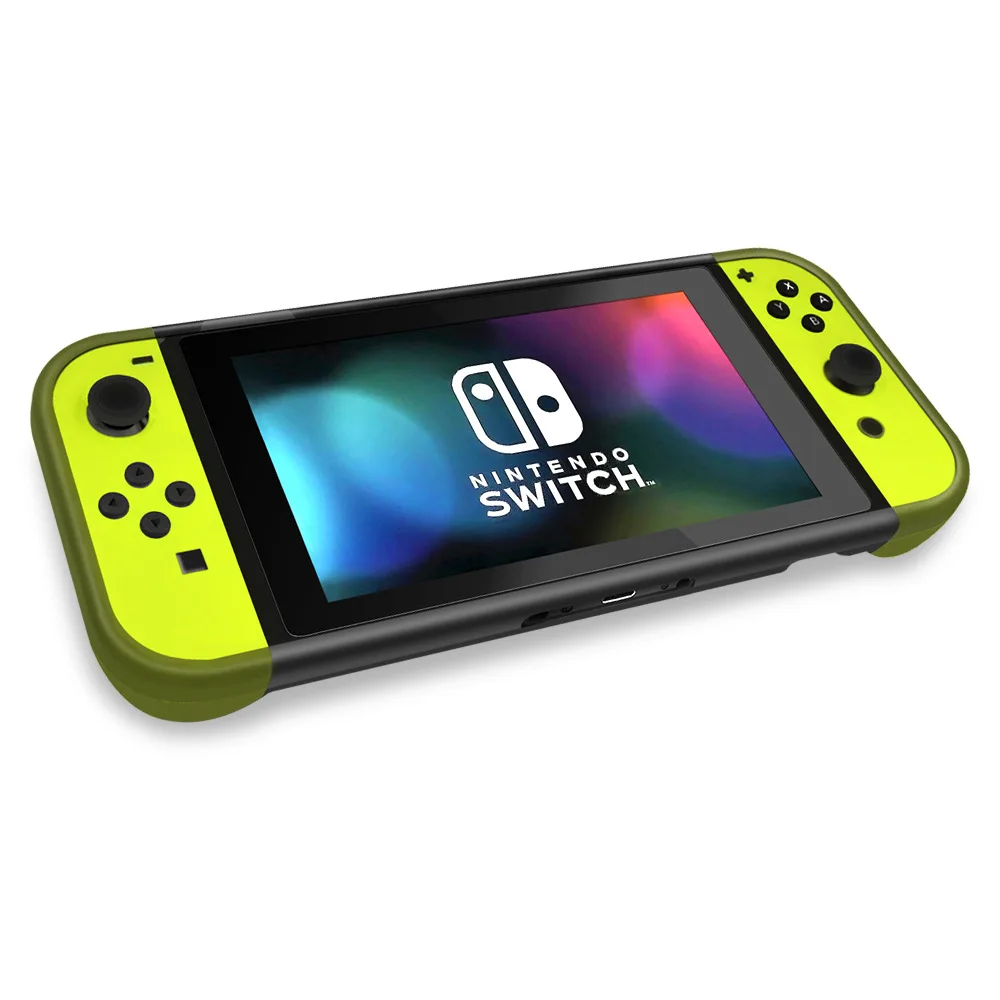 Yoteen для nintendo Switch чехол прозрачный скраб ТПУ чехол полное покрытие Защитный Мягкий со встроенными удобными мягкими ручками