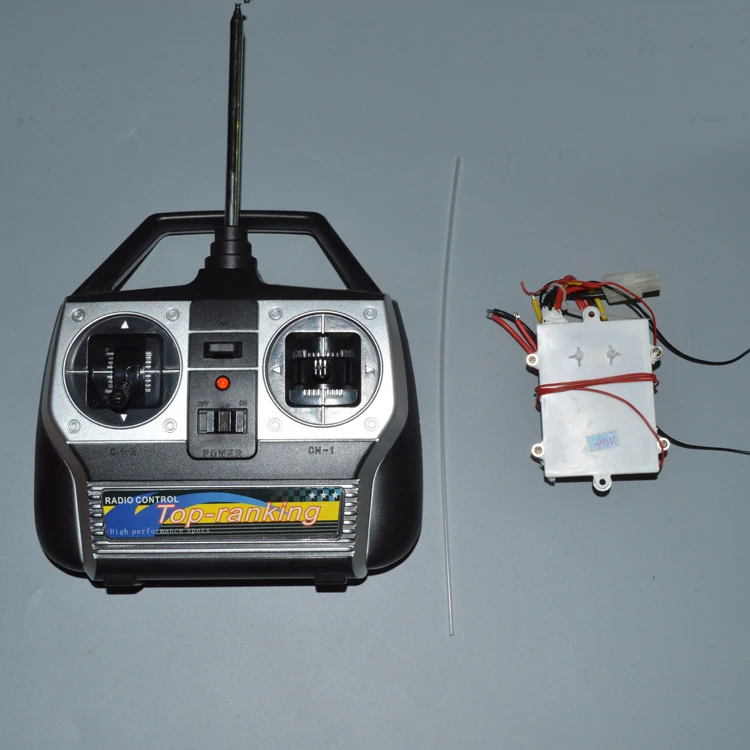 1Set DIY Remote Controller Kit Dual 380 Motor Transmission + 7.4V