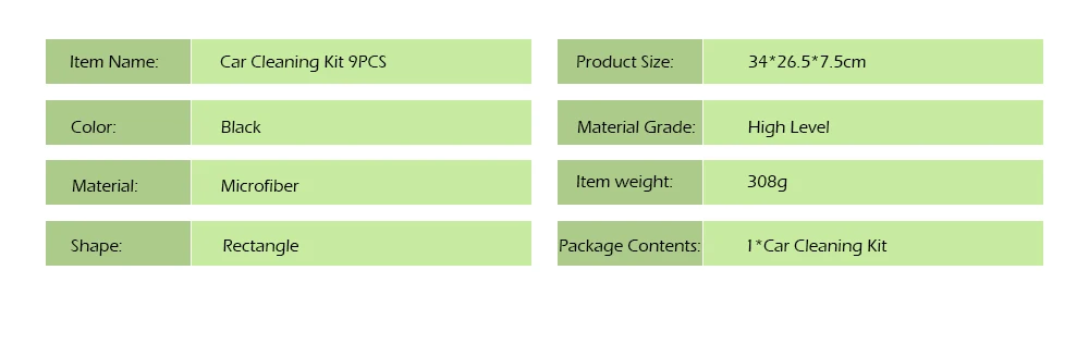 Комплект для чистки автомобилей 9 шт. включает в себя рукавицу для мытья губки обода щетки 3 шт. восковой прокладки и 3 шт. микрофибры полотенца моющие инструменты автохимия