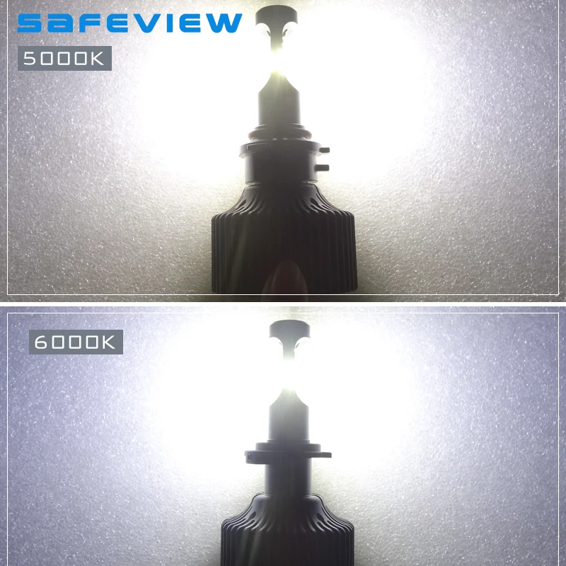 SAFEVIEW H8 H9 H11 светодиодный Автомобильные фары лампы 30W 6000K 8400LM Luces Para Авто