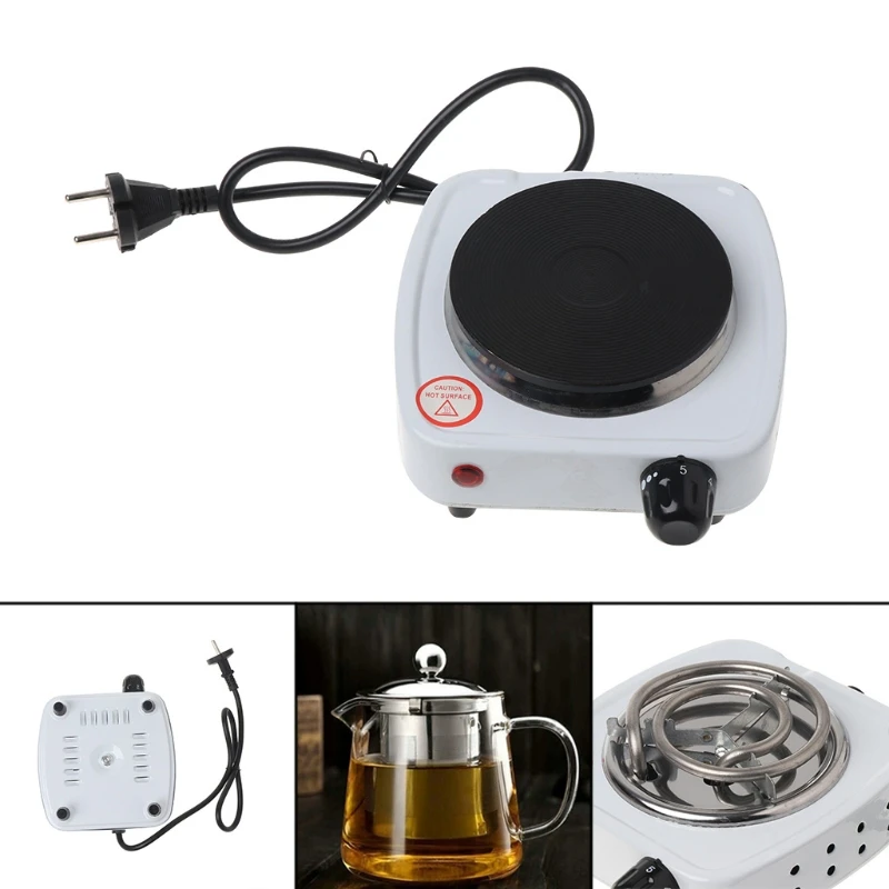 

500W Mini Stove Cooking Plate Coffee Milk Heater Electric Hot Grill Burner Tools Drop Shipping Support