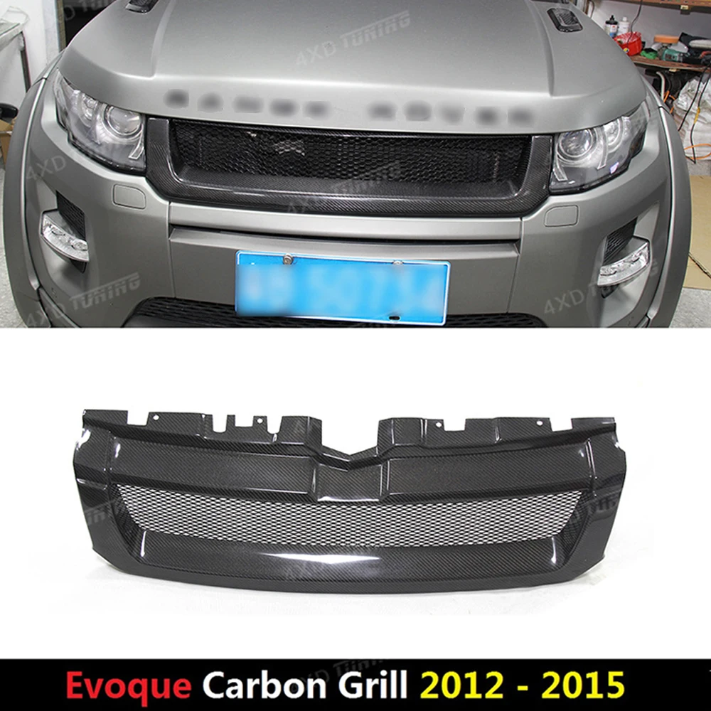 For Land Rover Range Rover Evoque Carbon Front Grille Trim Front Bumper