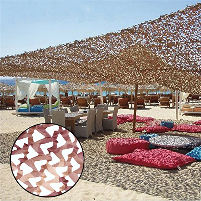 في الهواء الطلق الصحراء العسكرية التمويه المعاوضة الشمس المأوى الأقمشة التخييم المأوى التصوير زخرفة خلفية صافي سيارة يغطي