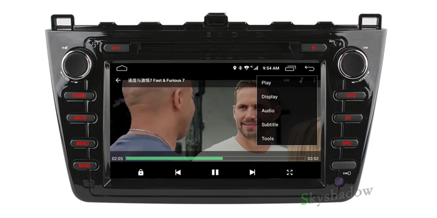 Best C500 8 Core+2GB RAM+4G SIM LTE Android 6.0 Car DVD Player For MAZDA 6 Ruiyi Ultra GPS WIFI Bluetooth RDS Radio TPMS DAB+ OBD2 8