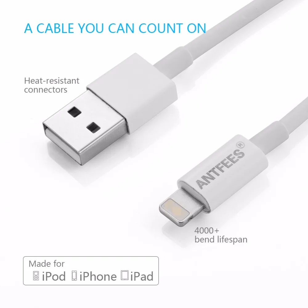 3 м длинный USB кабель зарядное устройство для Apple iPhone SE 5 5S 6 6 S 7 8 Plus X 10 футов 3 м освещение MFI Сертифицированный 8-контактный кабель для iPad iPod