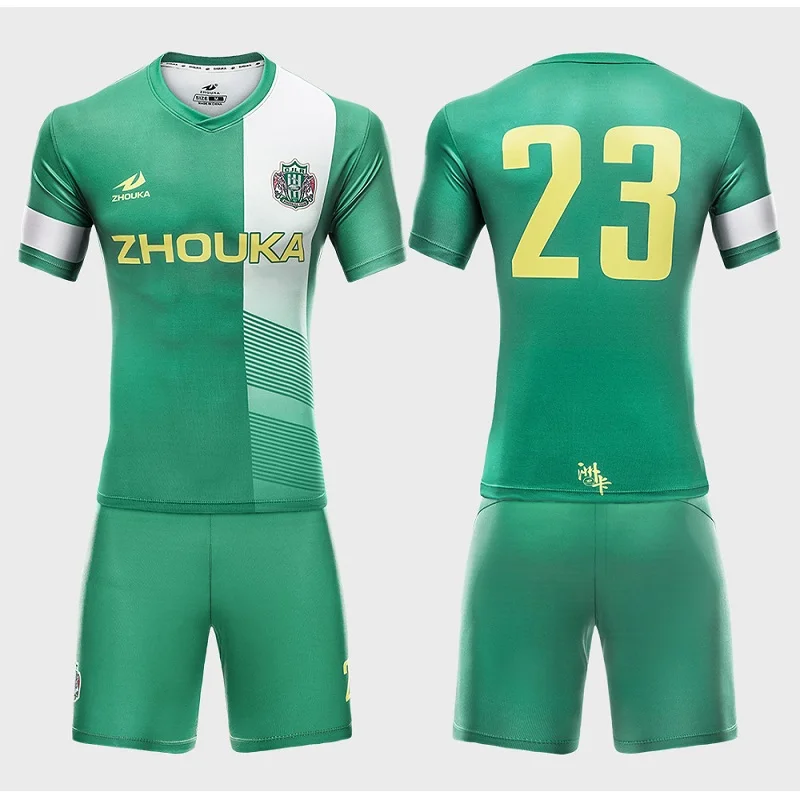 

Custom Children's Football uniform Soccer Jerseys Shirt Shorts Set Breathable Survetement Enfant Football 2018 2019 Football Kit