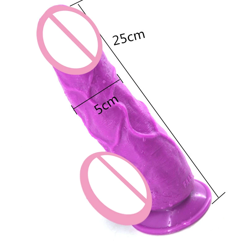 25*6cm realistic strap on dildo woman masturbate console artificial penis anal plug lesbian couple sex toy