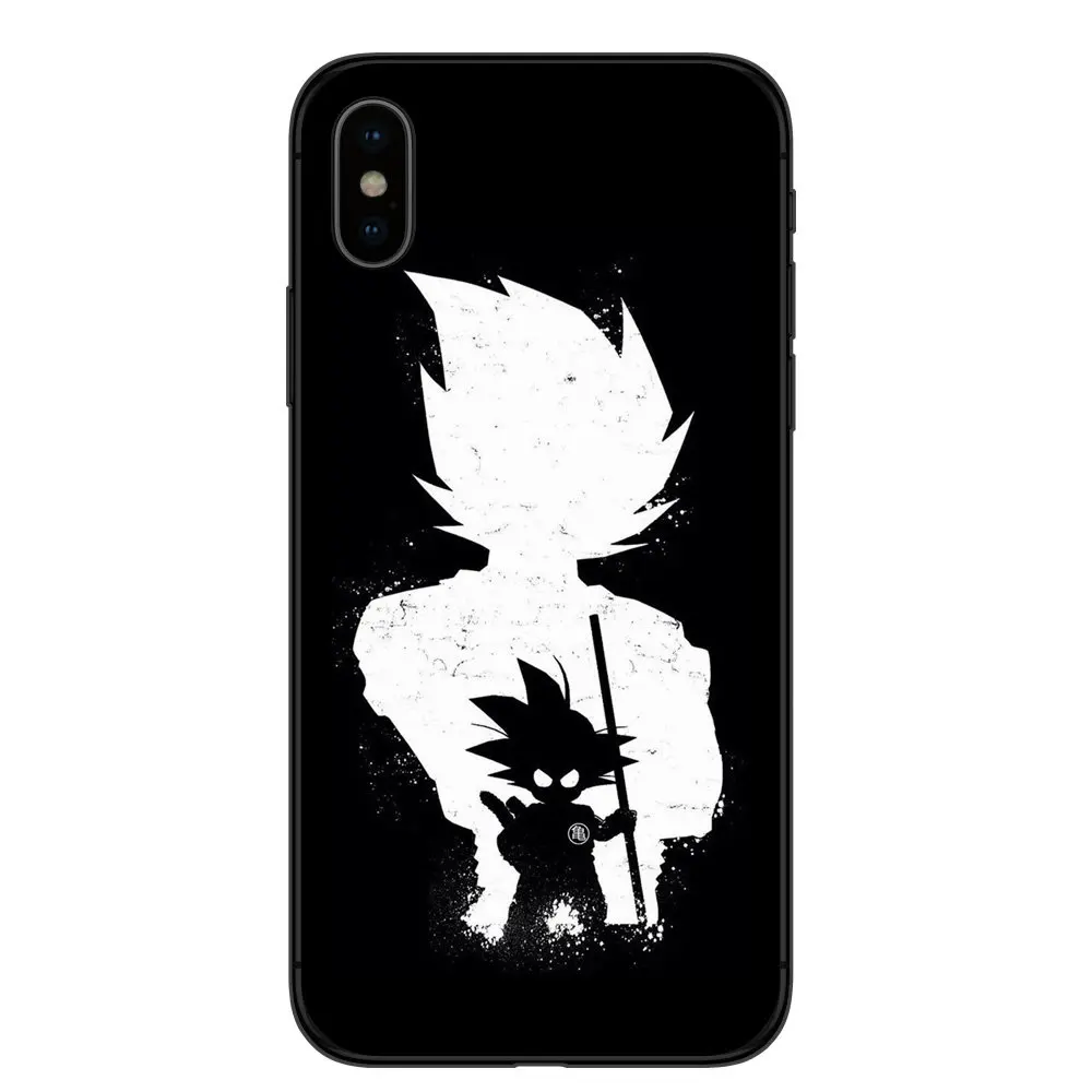 Dragon Ball Z Super DBZ Goku Fashion Coque для iPhone X XR XS MAX 8Plus 8 7Plus 7 6 6s plus 5s SE мягкий чехол для телефона ТПУ чехол Капа