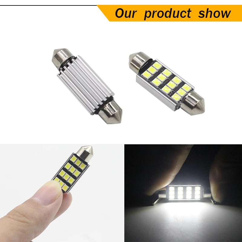 Cawanerl 16 шт. автомобильный 2835 SMD внутренний светодиодный светильник Canbus LED комплект