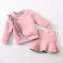 Girls clothes set new autumn girl dress up the space cotton sweater coat 2 PC tutu