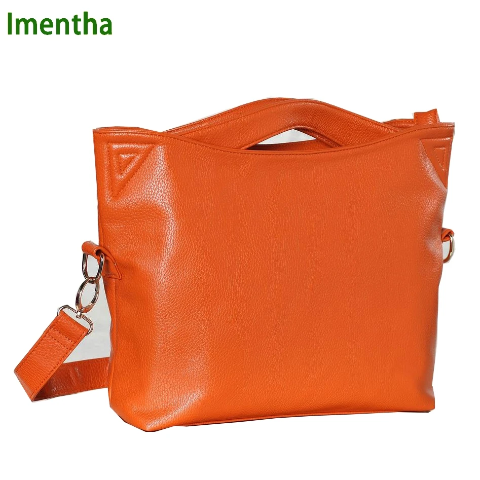 High Quality women Handbags Crossbody bags Split Leather Top Handle red