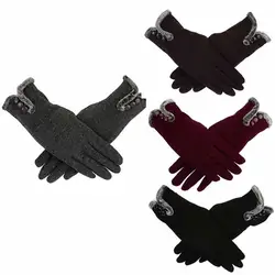 Женские кожаные непромокаемые водительские перчатки с сенсорным экраном перчатки для рук guantes eldiven handschoenen 40FE14