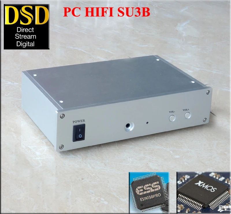 SU3B PC HiFi DAC DSD ES9028PRO / ES9038PRO + OPA604AP XMOS XU208 асинхронный USB декодер усилитель|Усилители