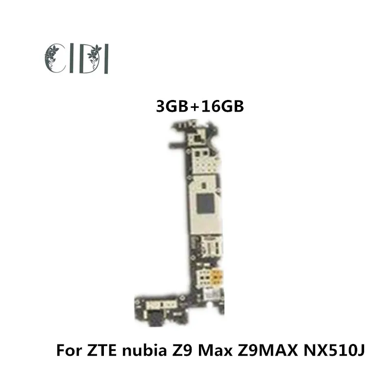 

CIDI Tested Full Work Unlock Motherboard For ZTE nubia Z9 Max Z9MAX NX510J (2GB+16GB) Mainboard