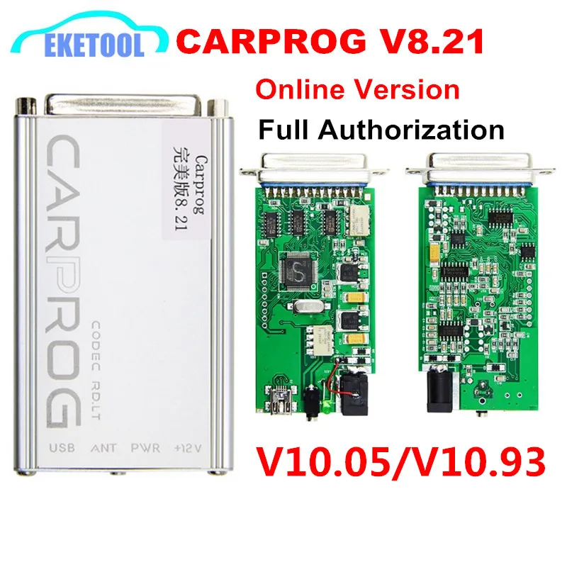 

CARPROG V8.21 V10.93V10.05 Online Version Add Much More Authorization 21 Full Adapters Car Prog V8.21 MORE Authorization