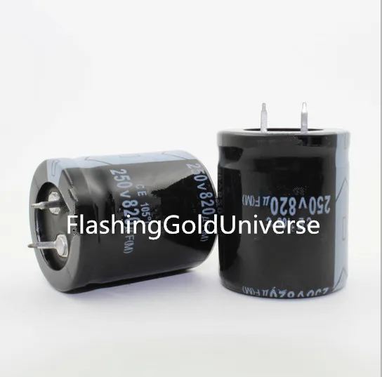 

250V 820UF 820UF 250V Electrolytic Capacitor volume 30X35 best quality