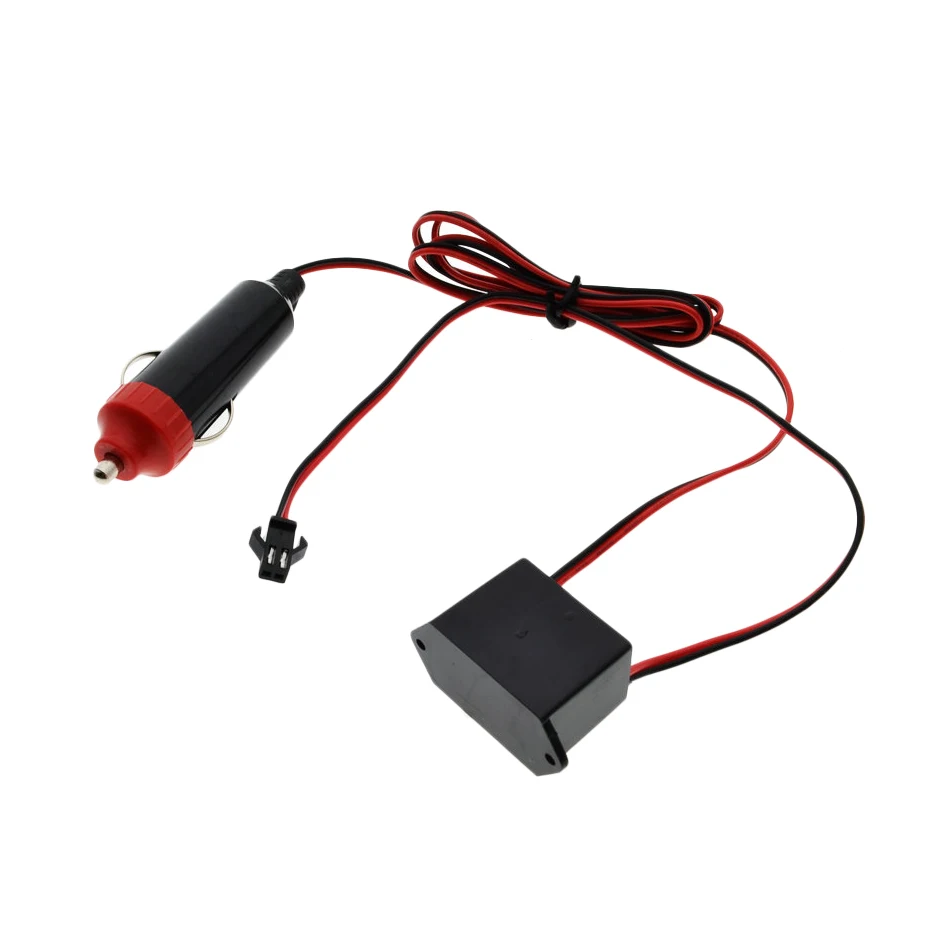 

DC12V Cigarette Lighter Driver Controller For 1-10M LED El Wire Glow Flexible Neon Decor