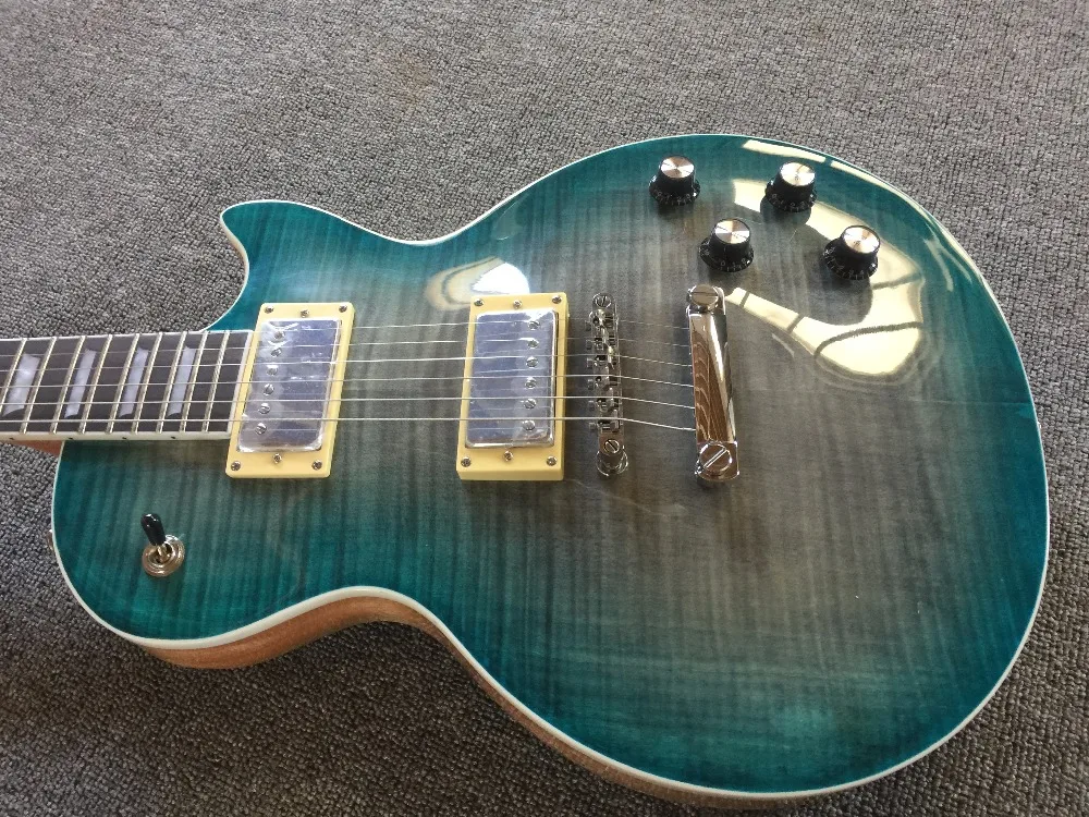 

Electric Guitar/Light Blue Edge Beautiful High Quality Exquisite Guitar/Anmiyue Customizable Electric Guitar
